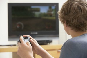 young man in florida addicted to video games